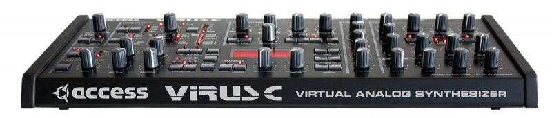 Panneau arrière du synthétiseur Access Virus C Connectique du synthétiseur Access Virus C