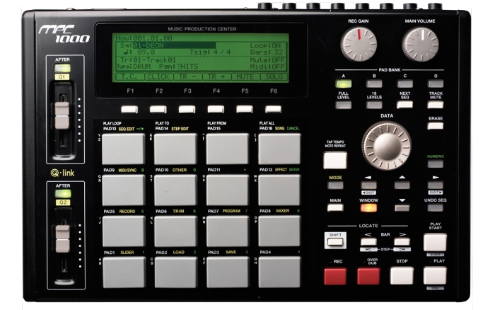 Photo de l'échantillonneur Akai MPC 1000