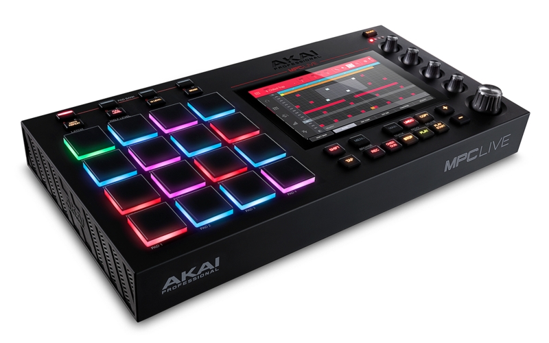 Photo de l'échantillonneur Akai MPC Live