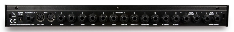 Connectique de l'expandeur Alesis DM5