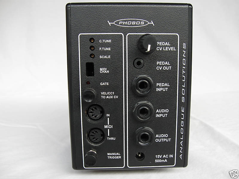 Panneau arrière du synthétiseur Analogue Solutions Black Coffee Connectique du synthétiseur Analogue Solutions Black Coffee
