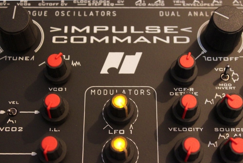 Panneau arrière du synthétiseur Analogue Solutions Impulse Command Connectique du synthétiseur Analogue Solutions Impulse Command