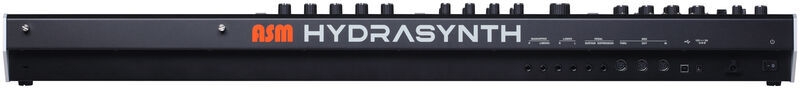 Panneau arrière du synthétiseur ASM Hydrasynth Deluxe Connectique du synthétiseur ASM Hydrasynth Deluxe