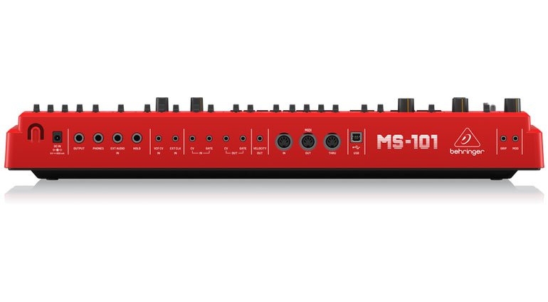 Connectique du synthétiseur Behringer MS-101