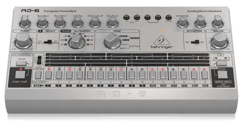 Photo de la boîte à rythmes Behringer RD-6