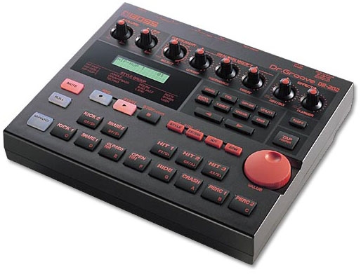 Photo de la boîte à rythmes Boss DR-202