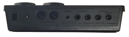Panneau arrière de la boîte à rythmes Boss DR-660 Connectique de la boîte à rythmes Boss DR-660