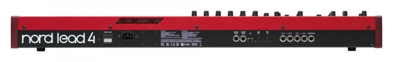 Panneau arrière du synthétiseur Clavia Nord Lead 4 Connectique du synthétiseur Clavia Nord Lead 4