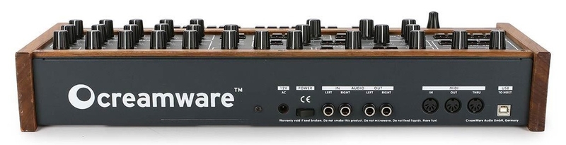 Connectique du synthétiseur Creamware Pro-12 ASB