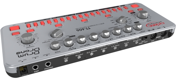 Connectique de la boîte à rythmes Cyclone Analogic TT-606 Drum Drone
