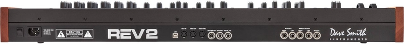 Panneau arrière du synthétiseur Dave Smith Instruments Prophet REV2 Connectique du synthétiseur Dave Smith Instruments Prophet REV2