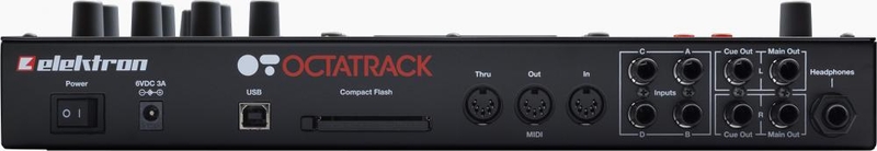 Connectique de l'échantillonneur Elektron Octatrack