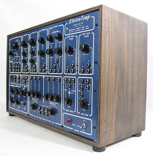 Connectique du synthétiseur EML ElectroComp 200