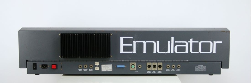 Connectique de l'échantillonneur E-Mu Emulator