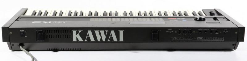 Connectique du synthétiseur Kawai K3