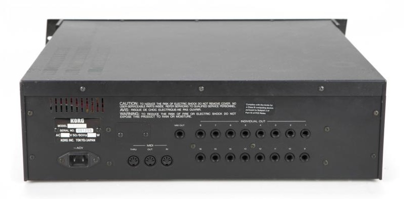 Connectique de l'échantillonneur Korg DSM-1