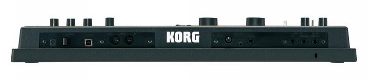 Panneau arrière du synthétiseur Korg Microkorg XL+ Connectique du synthétiseur Korg Microkorg XL+