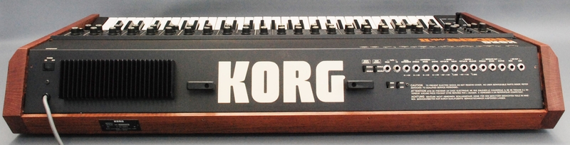 Connectique du synthétiseur Korg Trident MkII