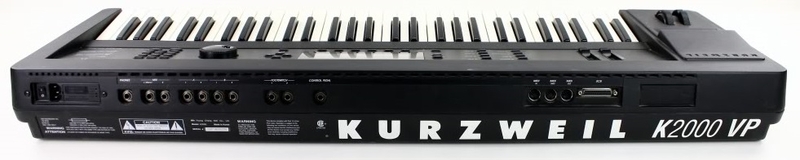 Connectique de la station de travail Kurzweil K2000 VP