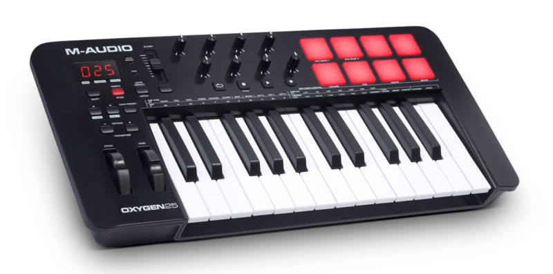 Photo du clavier maître M-Audio Oxygen 25 Mk5