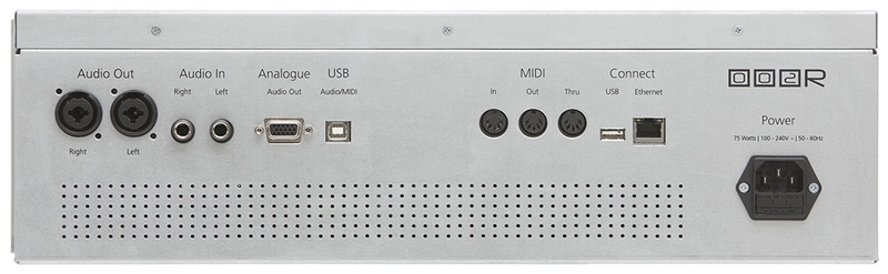 Connectique du synthétiseur Modal 002R
