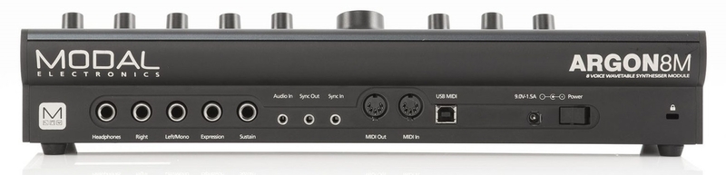 Connectique du synthétiseur Modal Argon8M