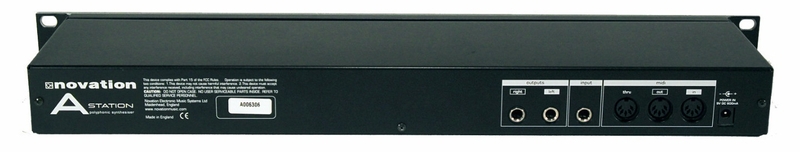 Connectique du synthétiseur Novation A-Station