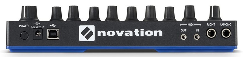 Connectique de la groovebox Novation Circuit
