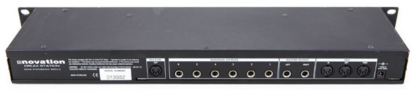 Connectique du synthétiseur Novation DrumStation 2