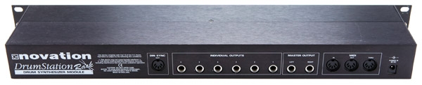 Connectique du synthétiseur Novation DrumStation