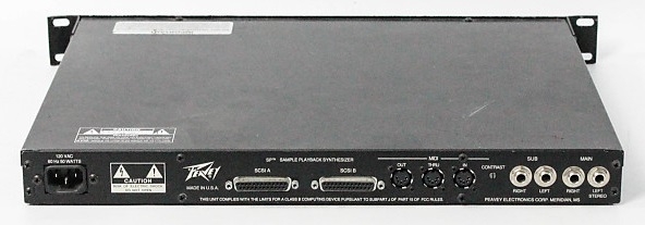 Connectique de l'expandeur Peavey DPM SP