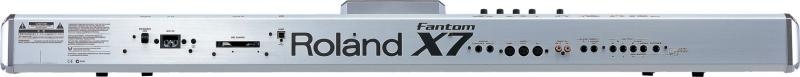 Panneau arrière de la station de travail Roland Fantom-X Connectique de la station de travail Roland Fantom-X