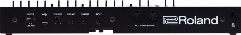Panneau arrière du synthétiseur Roland JU-06 Connectique du synthétiseur Roland JU-06