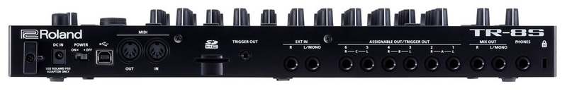 Connectique de la boîte à rythmes Roland TR-8S