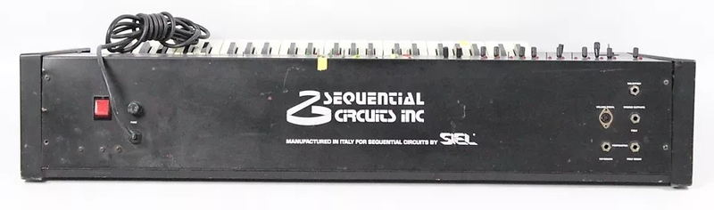 Connectique du synthétiseur Sequential Circuits Fugue