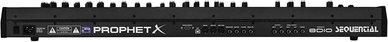 Connectique du synthétiseur Sequential Prophet X