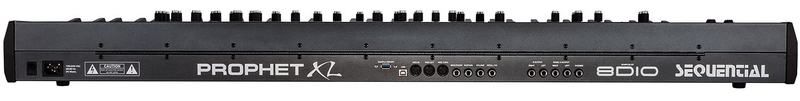 Panneau arrière du synthétiseur Sequential Prophet XL Connectique du synthétiseur Sequential Prophet XL