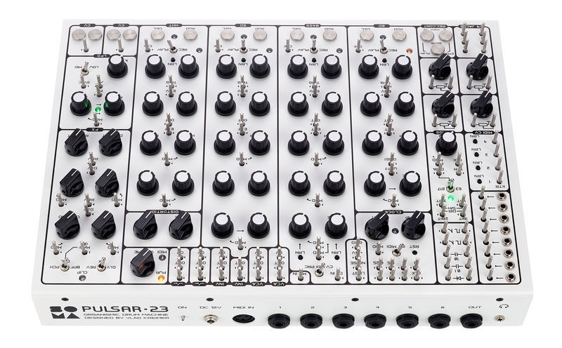 Connectique de la boîte à rythmes SOMA Pulsar-23