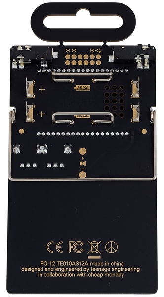 Connectique de la boîte à rythmes Teenage Engineering PO-12 Rhythm