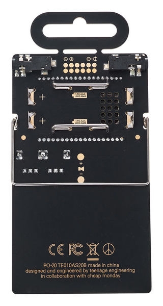 Connectique du synthétiseur Teenage Engineering PO-20 Arcade