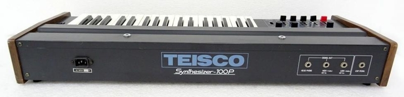 Connectique du synthétiseur Teisco S100P