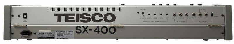 Connectique du synthétiseur Teisco SX-400